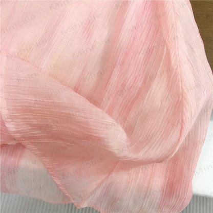 Toddler Girls Pink Tulle Flower Sleeveless Dress - image 6