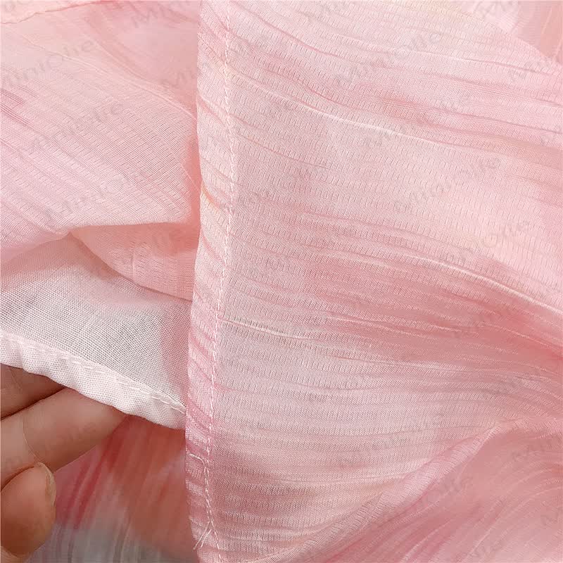 Toddler Girls Pink Tulle Flower Sleeveless Dress - image 7