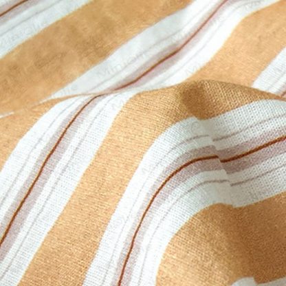 Baby Cartoon Eyes Brown Striped Romper - image 7