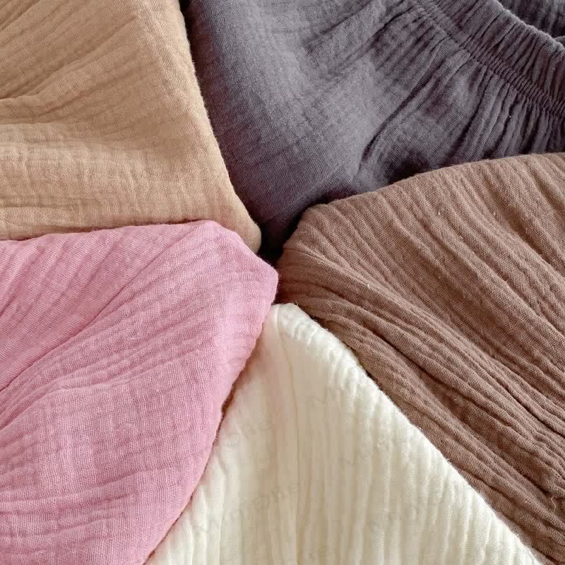 Baby Cotton Solid Color Pants - image 8