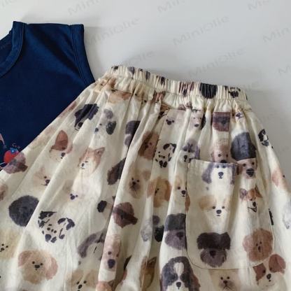 Toddler Cotton Dog Print Pants - image 4