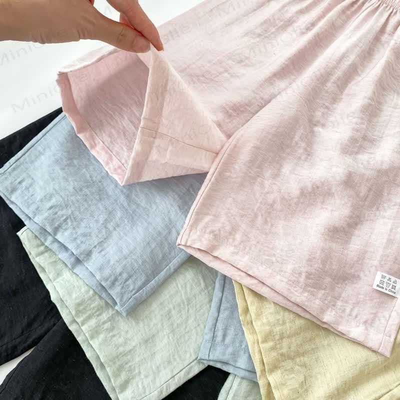 Baby Toddler Girls Bows Solid Color Tank Top and Pants Set - image 8