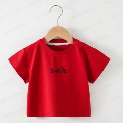 SMILE Toddler Baby Crew Neck Casual T-shirt - image 4