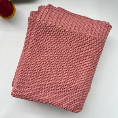 Personalized Baby Name Blanket - Rose Pink - image 11