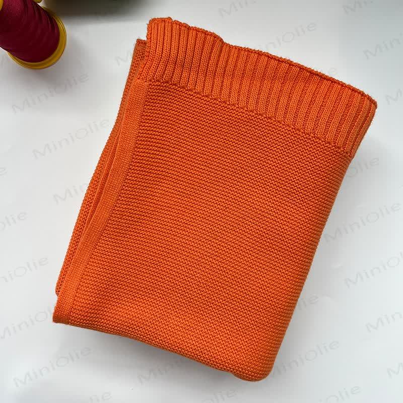 Personalized Baby Name Blanket - Orange - image 13
