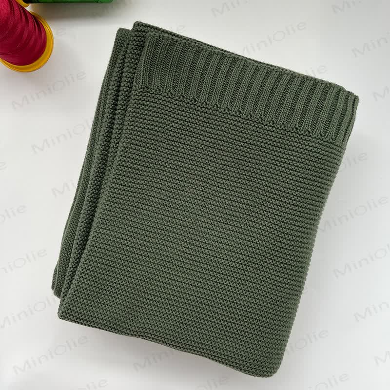 Personalized Baby Name Blanket - Army Green - image 15