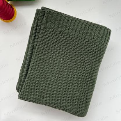 Personalized Baby Name Blanket - Army Green - image 15