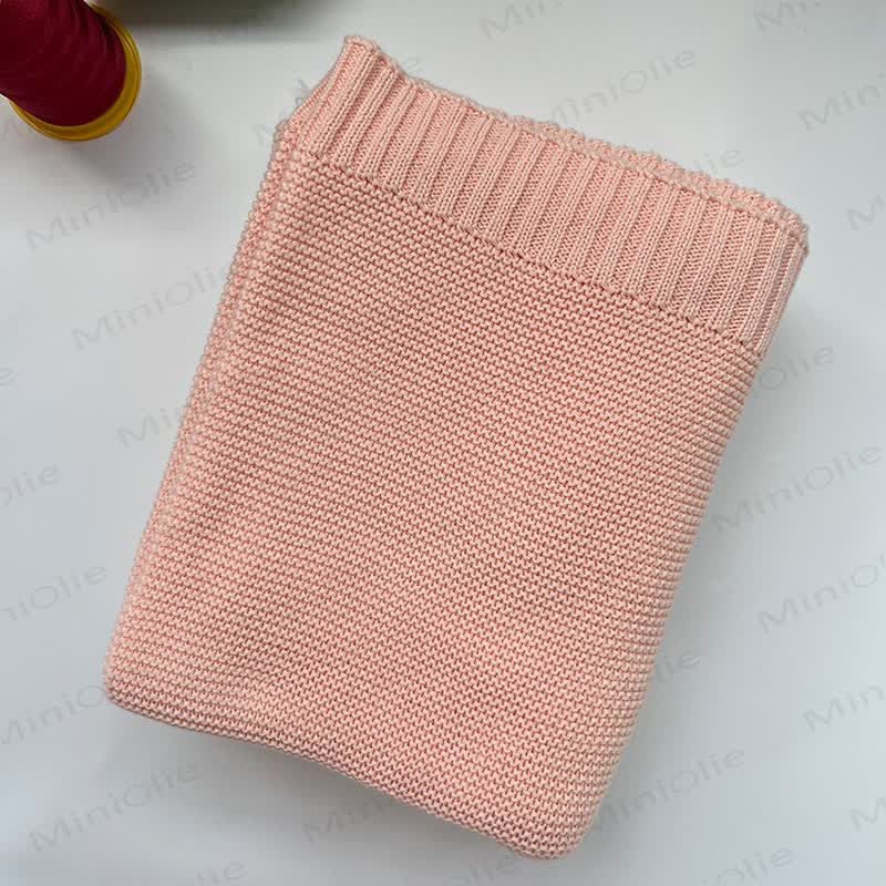 Personalized Baby Name Blanket - Pale Pink - image 18