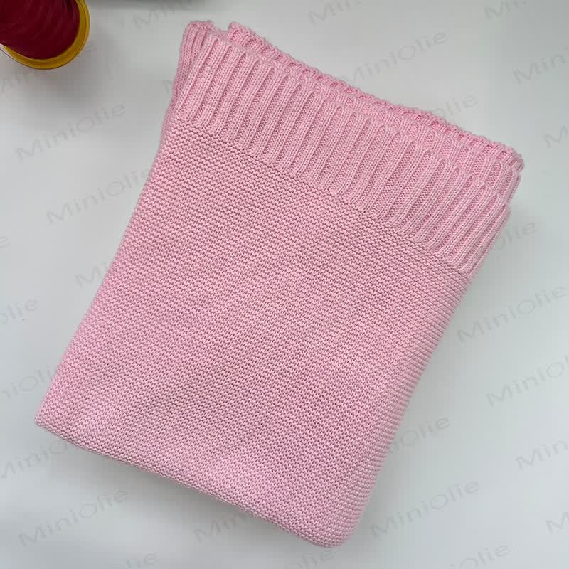 Personalized Baby Name Blanket - Bright Pink - image 20