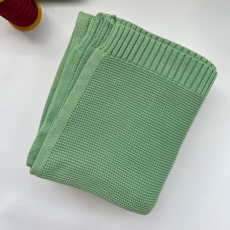Personalized Baby Name Blanket - Light Green - image 19