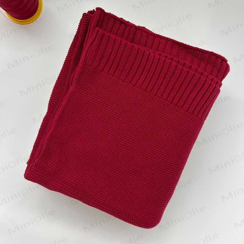 Personalized Baby Name Blanket - Red - image 26