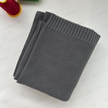 Personalized Baby Name Blanket - Dark Gray - image 25