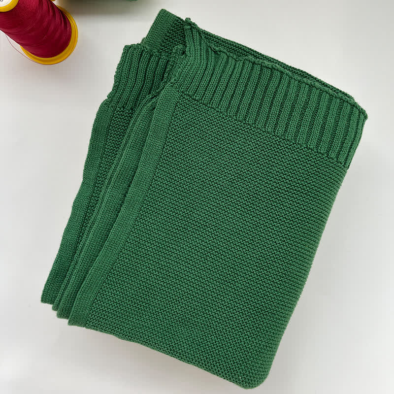 Personalized Baby Name Blanket - Christmas Green - image 28