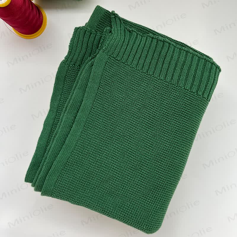 Personalized Baby Name Blanket - Christmas Green - image 28