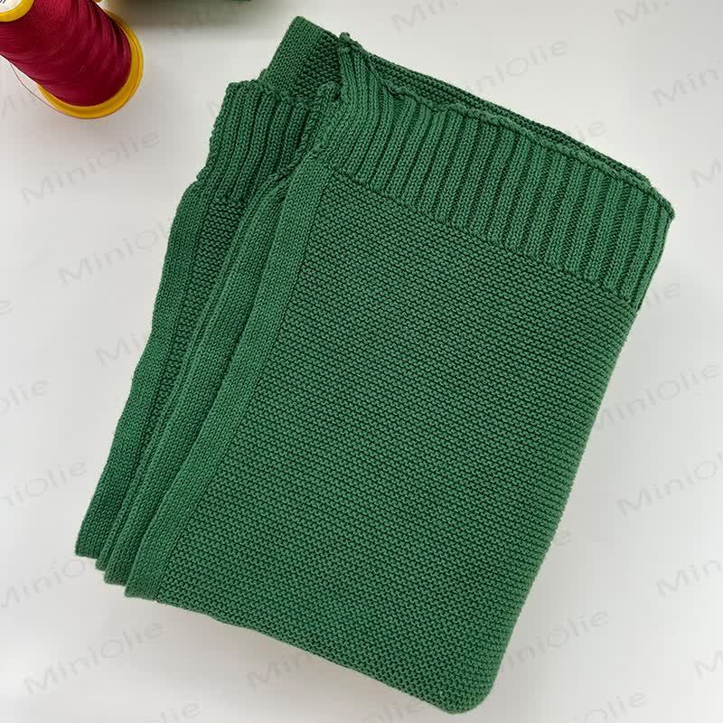 Personalized Baby Name Blanket - Christmas Green - image 28