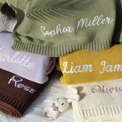 Personalized Baby Name Blanket - image 3