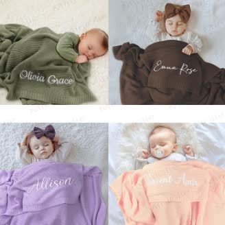 Personalized Baby Name Blanket - image 2