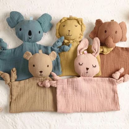 Personalized Baby Name Animal Security Blanket - image 4
