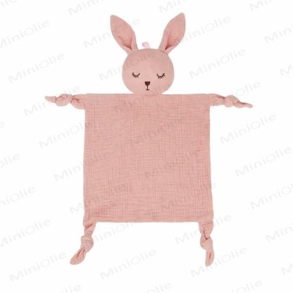 Personalized Baby Name Animal Security Blanket - Bunny - image 7