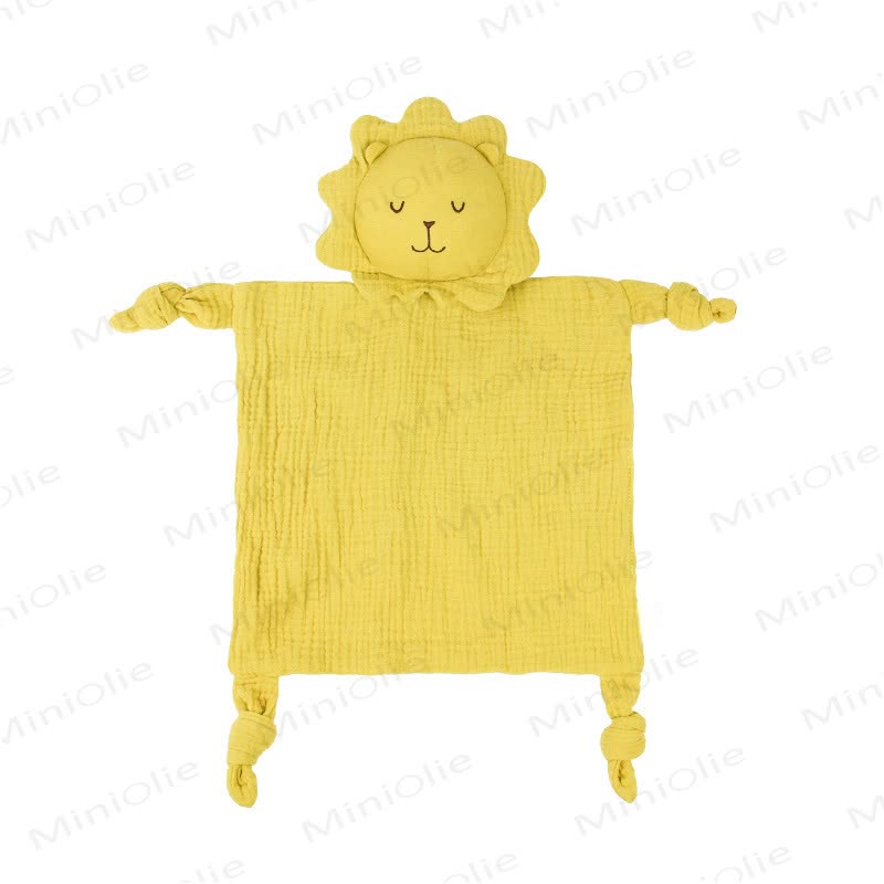 Personalized Baby Name Animal Security Blanket - Lion - image 11