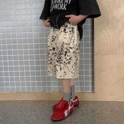 Toddler Kid Boys Leopard Print Cotton Shorts - image 2