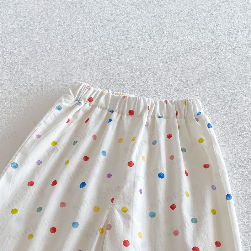 Baby Toddler Girls Polka Dot Ruffle Tank Top and Pants Set - image 7