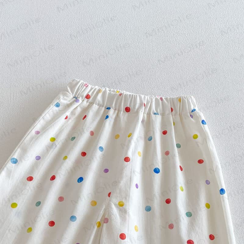 Baby Toddler Girls Polka Dot Ruffle Tank Top and Pants Set - image 7
