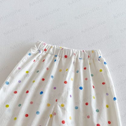 Baby Toddler Girls Polka Dot Ruffle Tank Top and Pants Set - image 7