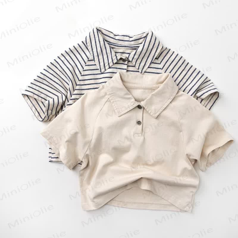 Toddler Boy Solid Color/Striped Polo Shirt - image 1