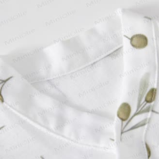 Baby Olive Silk Gauze Kimono Romper - image 2