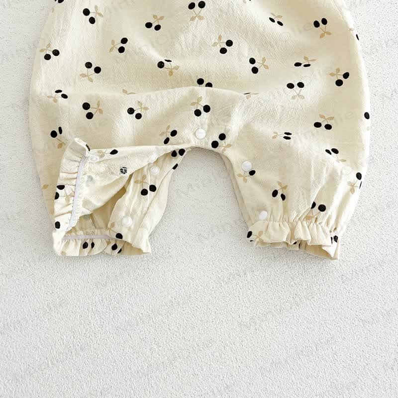 Baby Panda/Cherry Romper with Hat - image 4