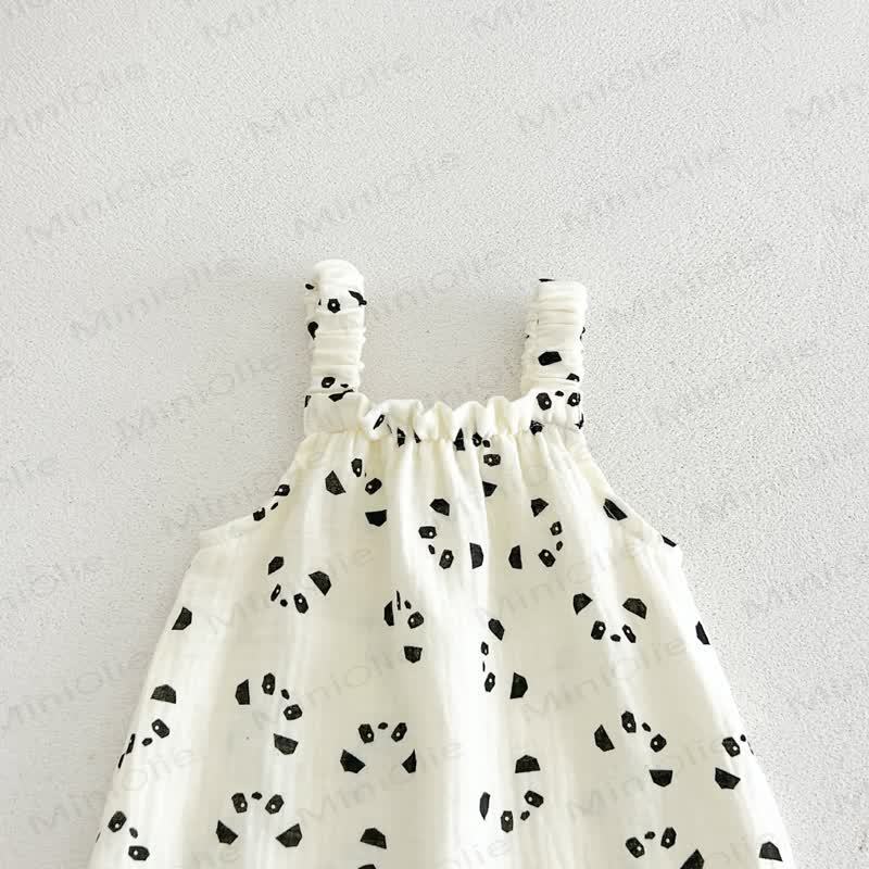 Baby Panda/Cherry Romper with Hat - image 6