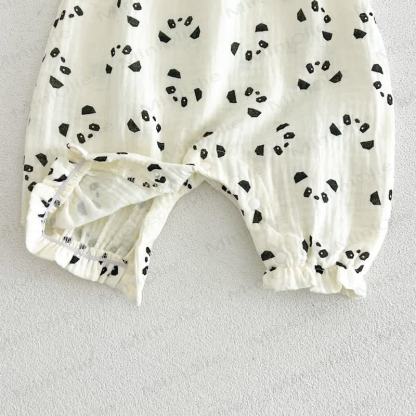 Baby Panda/Cherry Romper with Hat - image 7