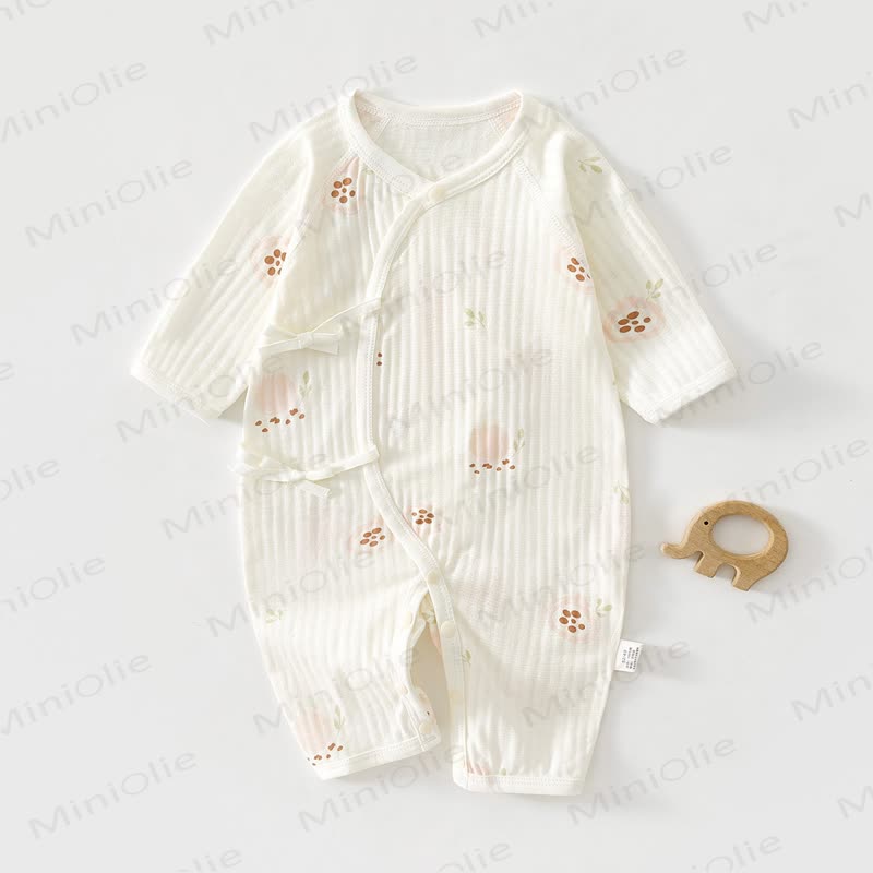 Baby Animal/Flower Romper - Pink Pomegranate - 3-6M - image 7