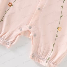 Baby Flower Cotton Romper - image 4