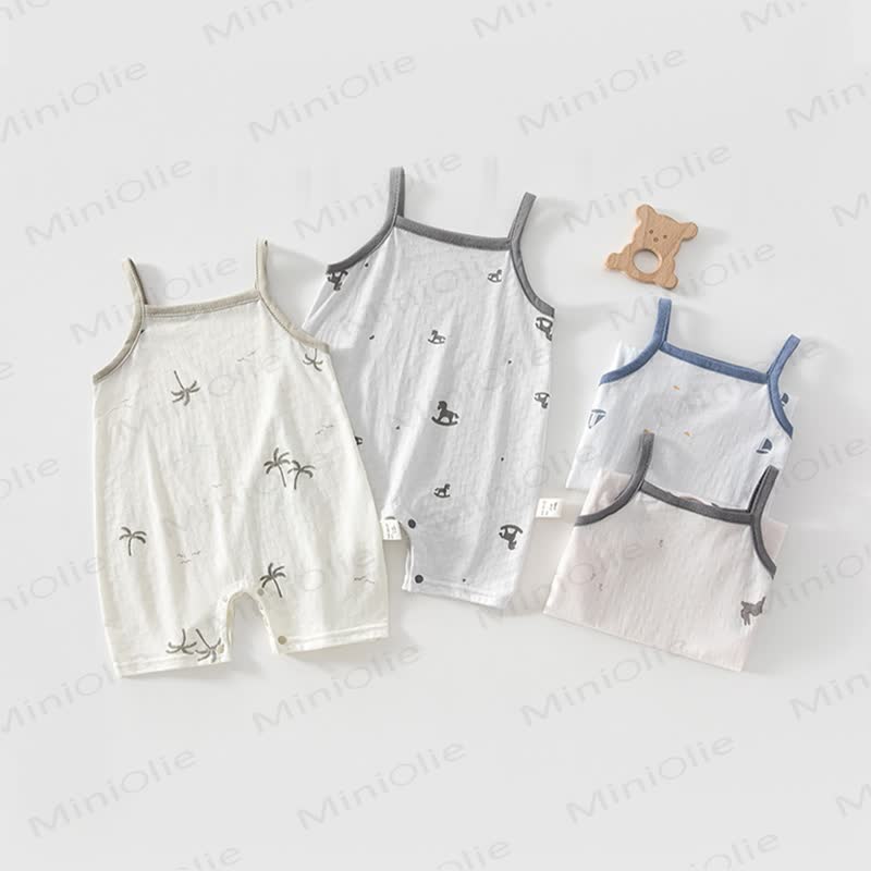 Baby Summer Tree/Animal Romper - image 1