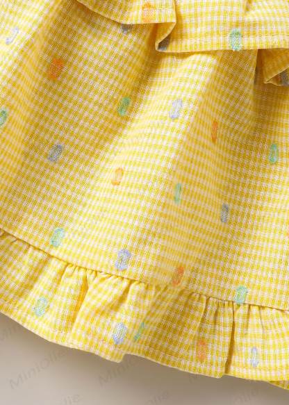 Toddler Girls Floral Ruffle Tank Top and Denim Shorts Set - image 6