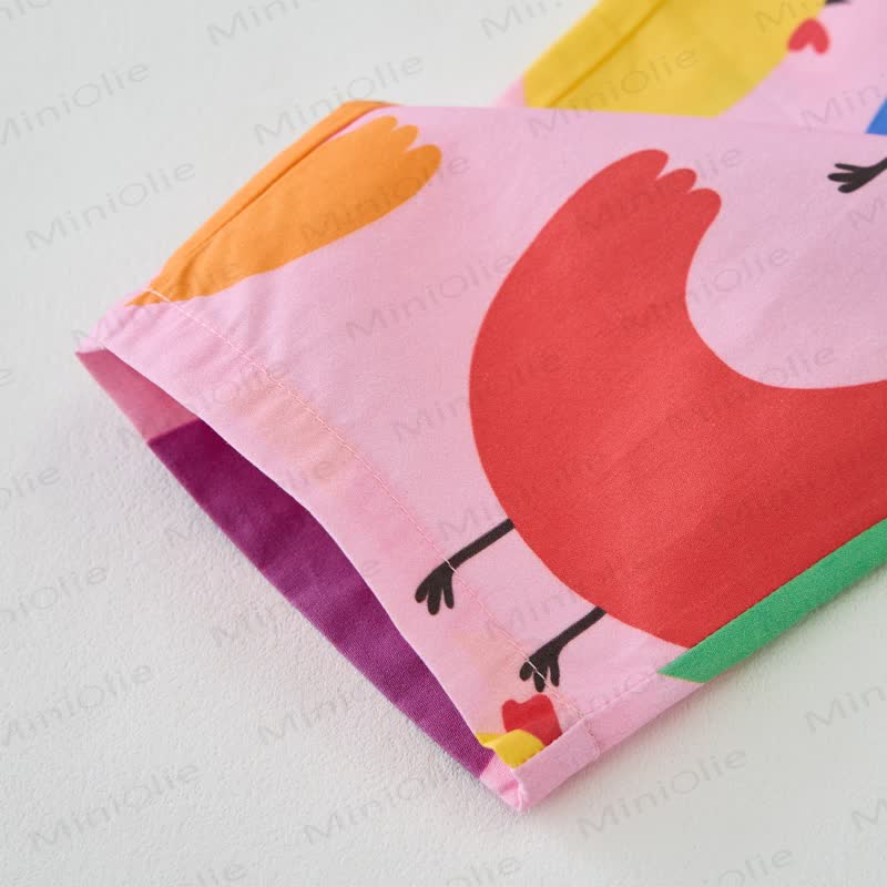 Baby Toddler Multicolor Chicken Sleeveless 2-piece Set - image 4