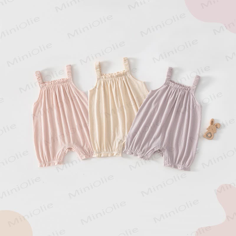 Baby Starfish Cotton Bubble Romper - image 1