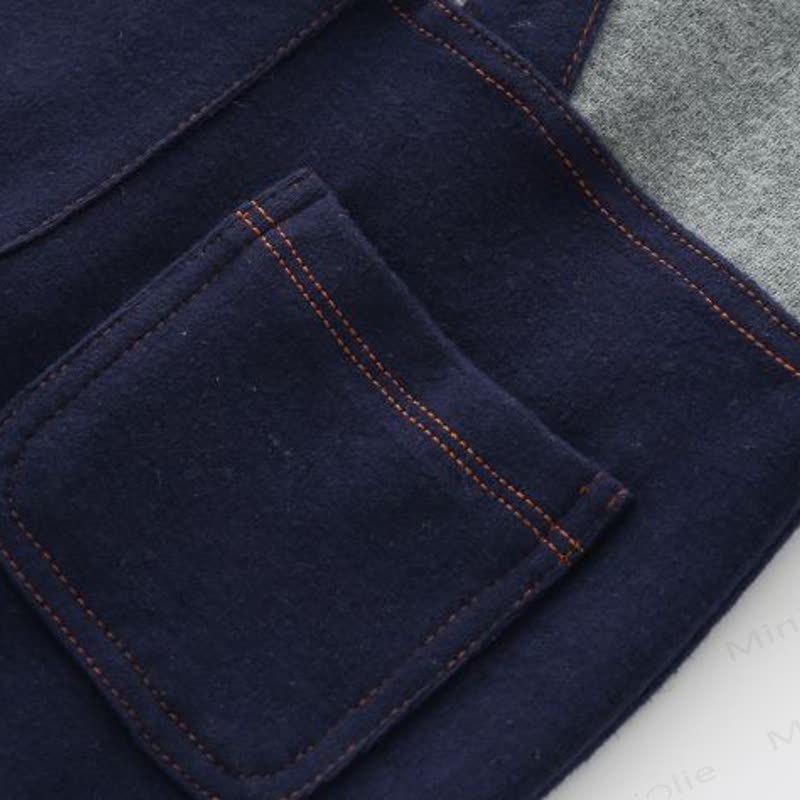 Baby Boy Navy&Gray Romper - image 6