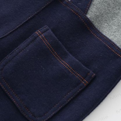 Baby Boy Navy&Gray Romper - image 6