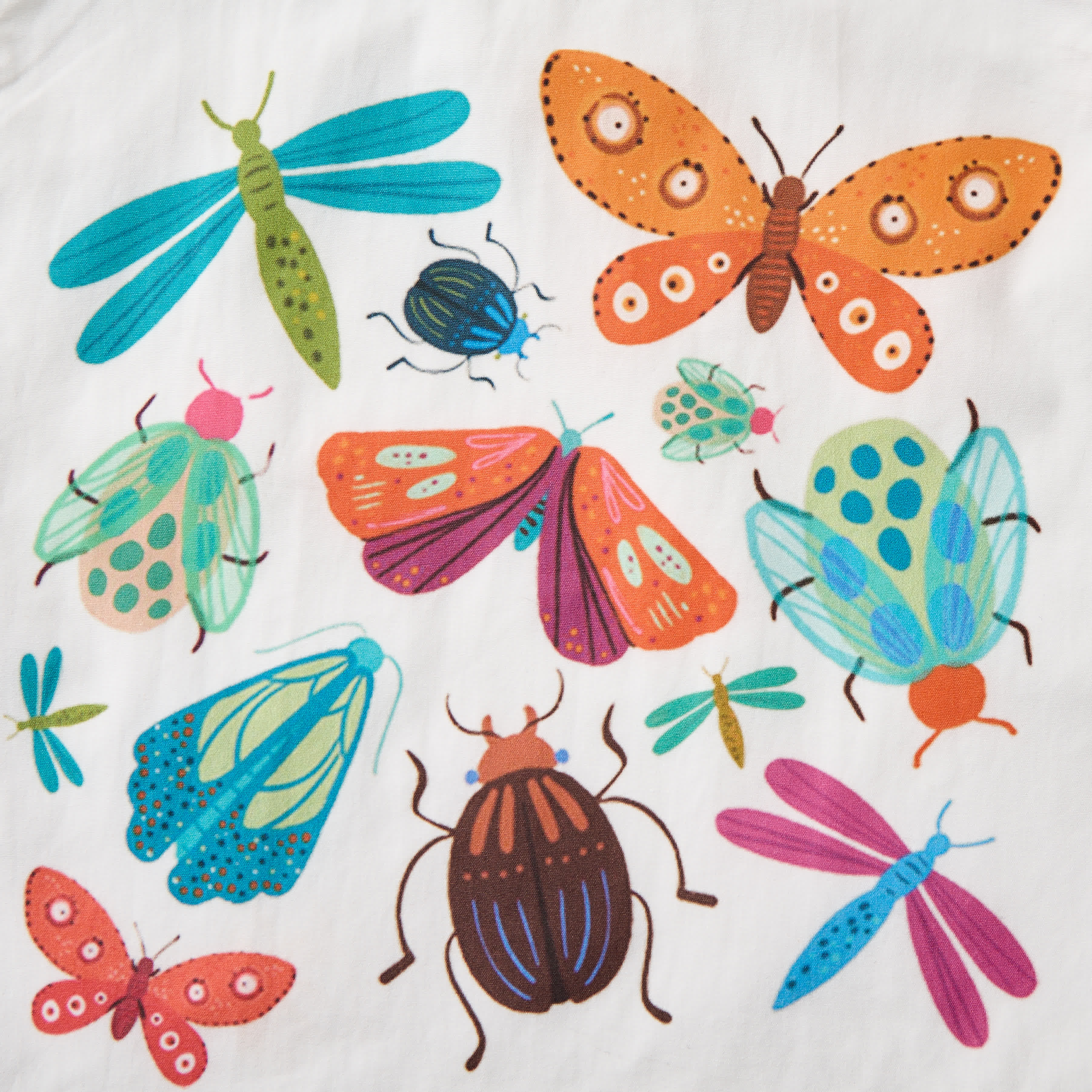 Baby Toddler Insect Print 2-piece Sleeveless Striped Set - image 6