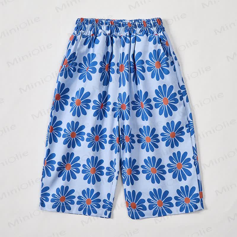 Baby Flower Blue Pants - image 2