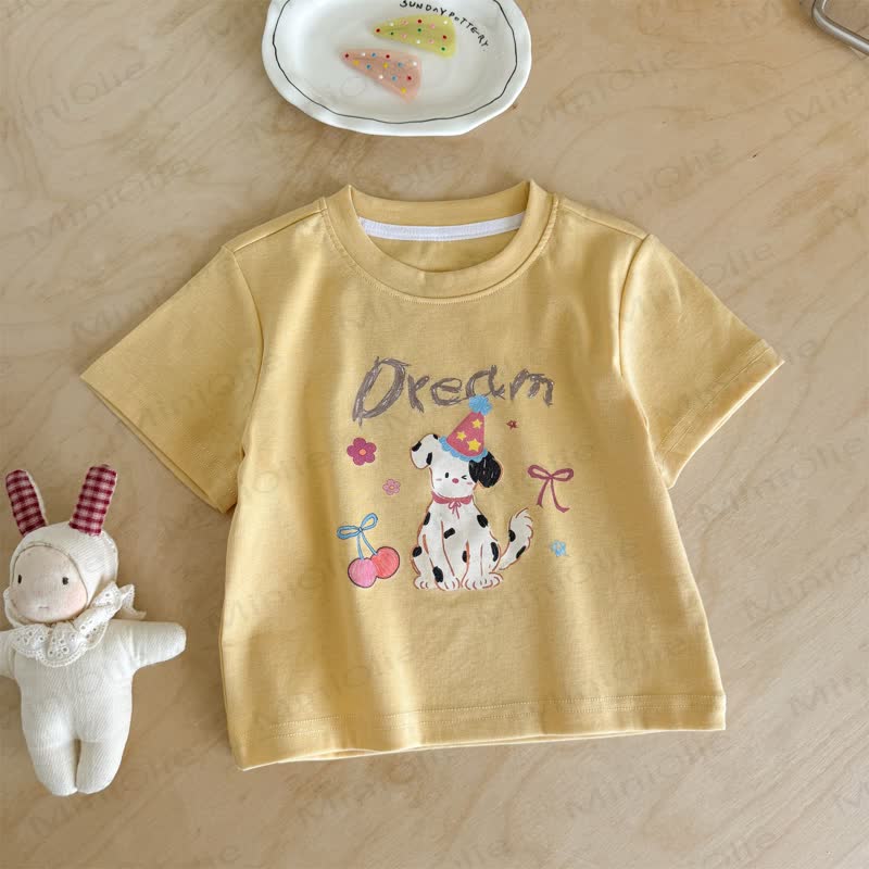 Toddler Girls Fairy and Animal Print T-Shirt - Yellow - 8-9T - image 2