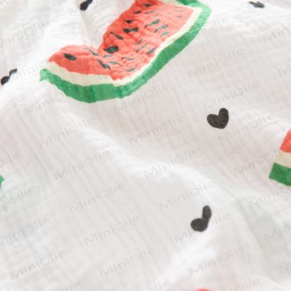 Baby Watermelon Romper with Hat - image 6
