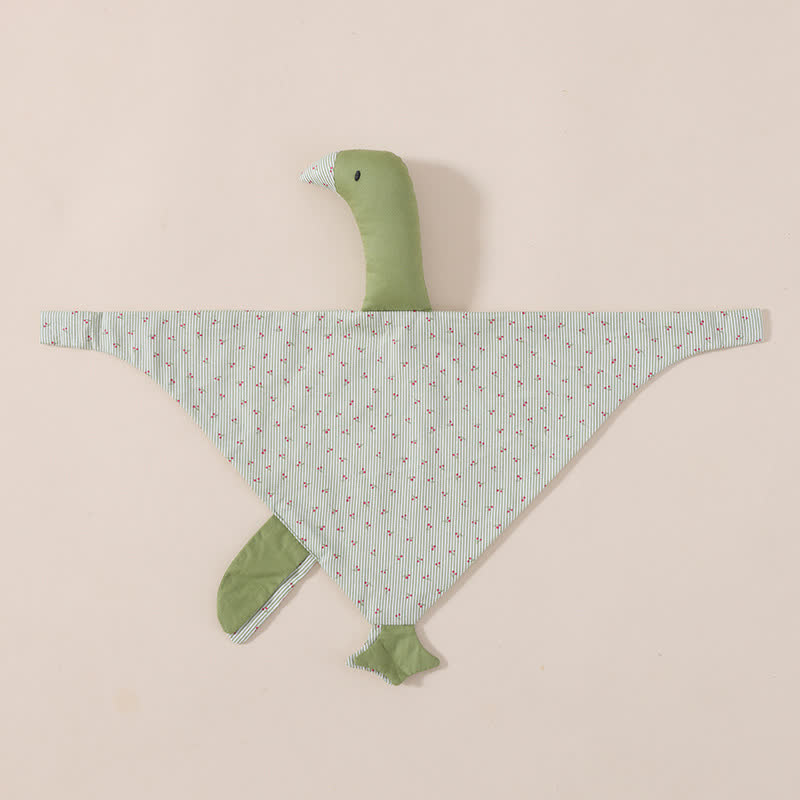 Personalized Baby Name Goose Security Blanket - Green Cherries - image 15