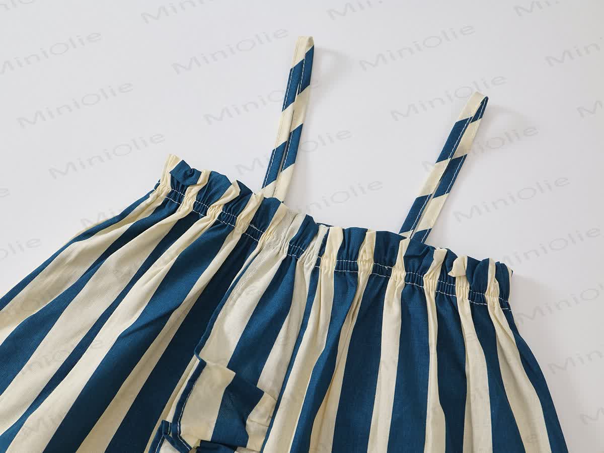 Toddler Girl Stripe Sleeveless Set - image 2
