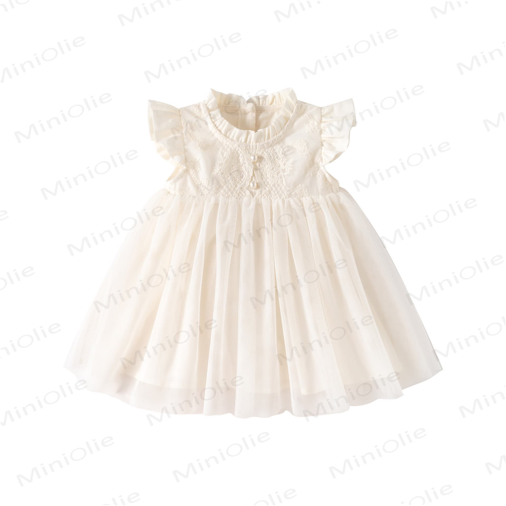 Baby Toddler White Princess Dress - image 2