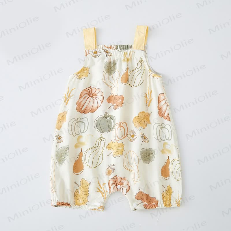 Baby Cotton Gauze Romper - Orange - 18-24M - image 1