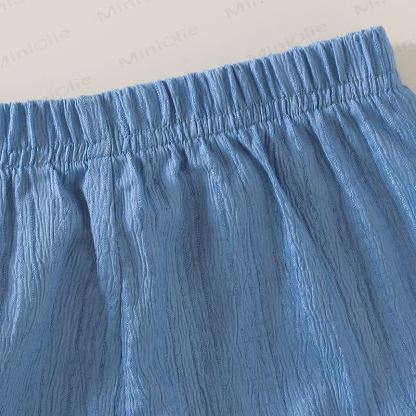 Baby Boy Solid Color Short-Sleeve Set - image 5